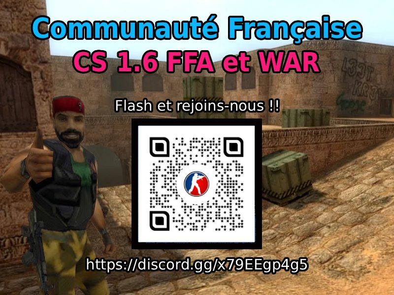 Flash le QR code pour rejoindre le Discord